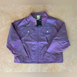 Women’s PUMA Pronounce RainCell Jacket, Beautiful Ultra-Violet, Size Medium, NWT